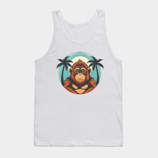 Orangutan On Vacation Tank Top